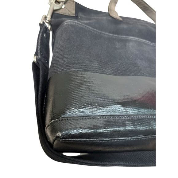 JACK SPADE Dipped Canvas York Briefcase Messenger Bag Distressed Hipster School - Picture 9 of 11